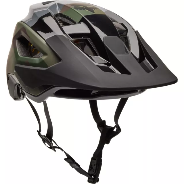 Fox Unisex Speedframe Pro Camo MTB Cycling Helmet Wicking Moisture - Green