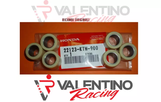 Set Rulli Variatore Originali Honda 300 Dal 2007 Al 2014 22123Ktw900