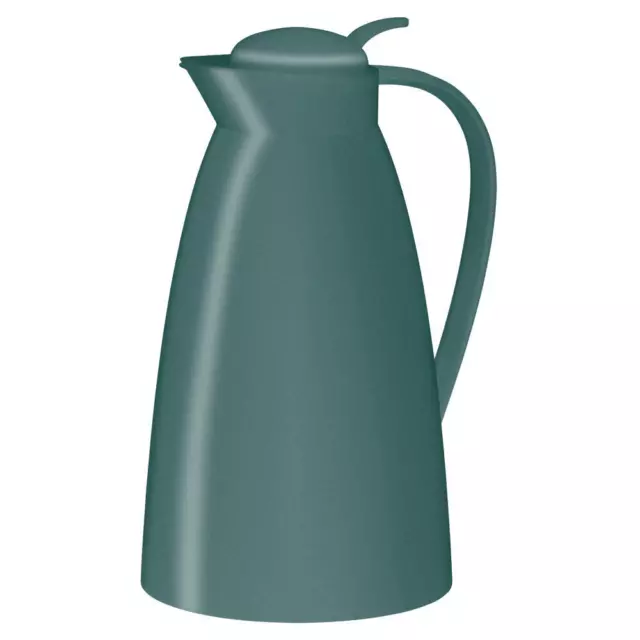 Alfi vacuum jug Eco, iso jug, thermo jug, tempered glass insert, Sea Pine, 1 L