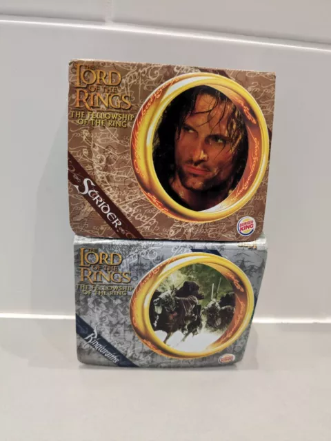 The Lord Of The Rings Burger King Toys Figures Scrider Ringwraiths Collectable