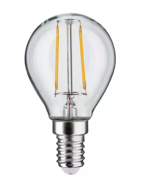 Paulmann LED Tropfen 4,8W = 40W, 470 lm, E14, Klar, Warmweiß (2700 K), dimmbar