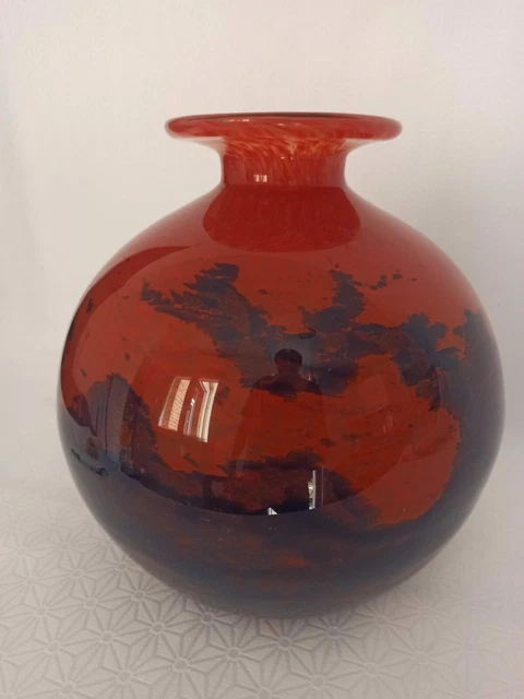 GRAND VASE BOULE En Verre De Muller Fr res Lun ville Art Deco EUR 590 grand-vase-boule-en-verre-de-muller-fr-res-lun-ville-art-deco-eur-590