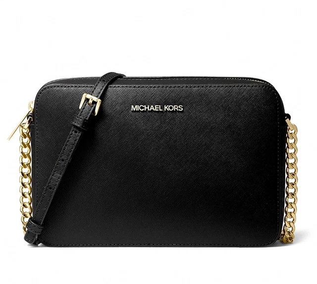 Bandolera jet set grande de piel saffiano deals
