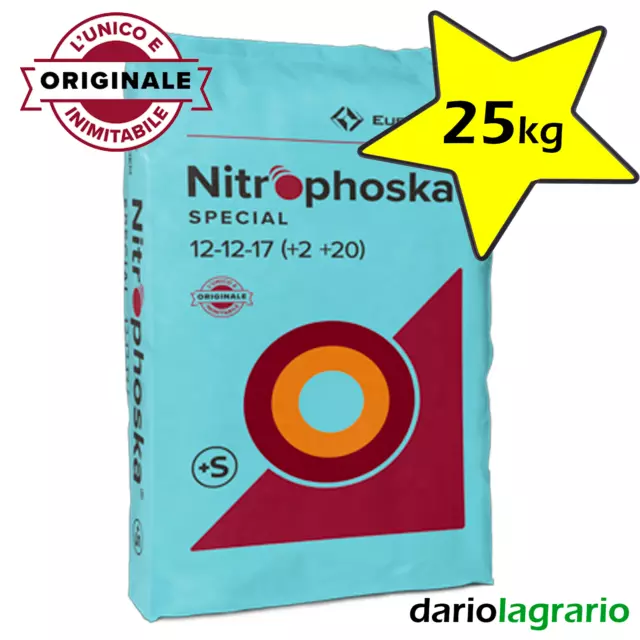 Nitrophoska ® Special 12-12-17 Kg 25 Concime per Pomodoro Uva Agrumeto Frutta