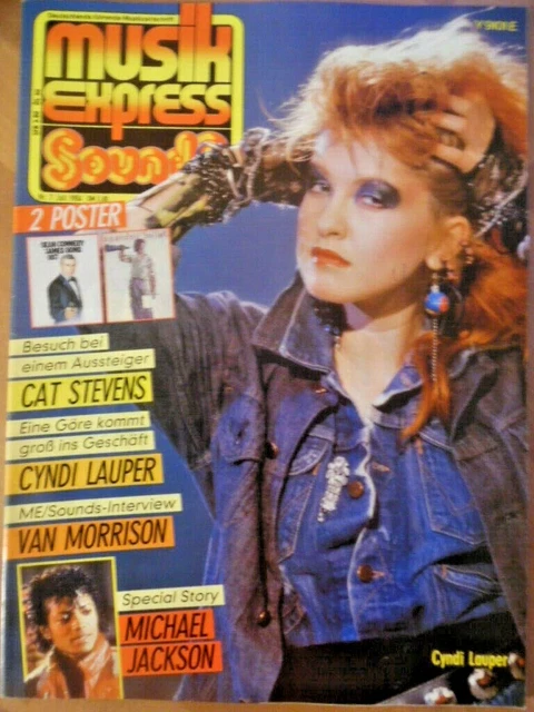 MUSIKEXPRESS 7-1984 * Cyndi Lauper Michael Jackson Madonna Accept Spandau Ballet