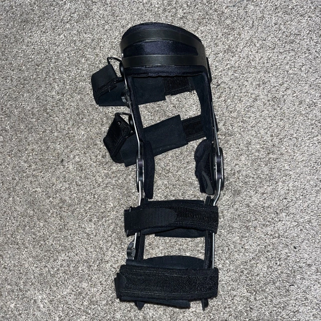 Rodillera Donjoy Defiance pequeña pierna medial derecha LCA MCL soporte para osteoartritis