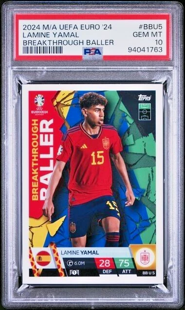 TOPPS MATCH ATTAX Euro 2024 - Lamine Yamal - ENERGY # GM 9 GM9 Espagne