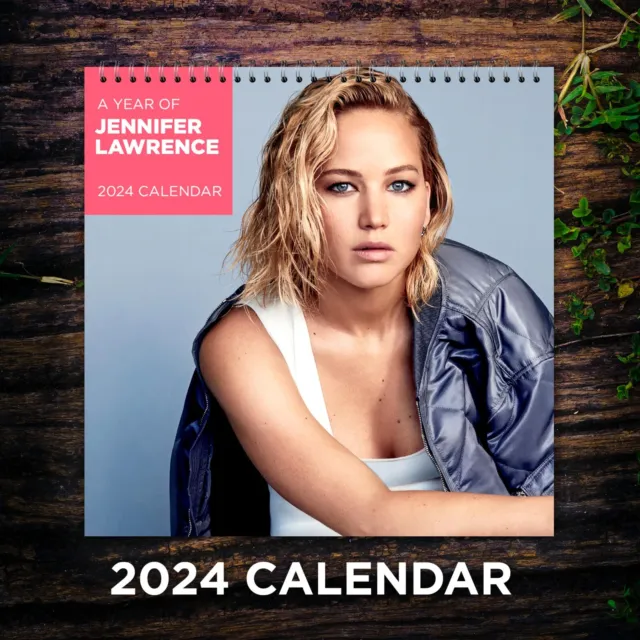 JENNIFER LAWRENCE CALENDAR 2024, Jennifer Lawrence 2024 Celebrity Wall