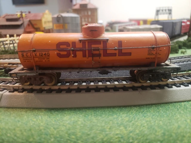 VINTAGE METAL SHELL Tanker Train Car HO scale $3.25 - PicClick