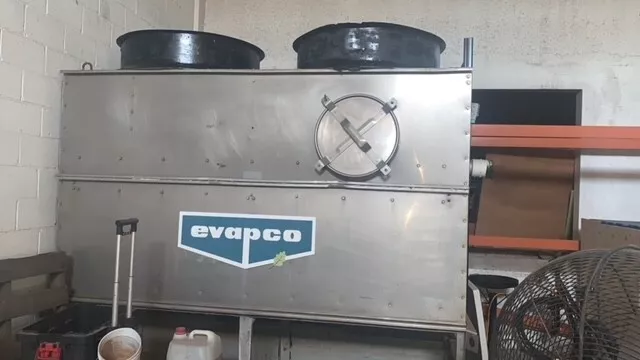 Evapco At 4-89A  Two Cell Cooling Tower, Stainless Steel / Located In Mexico