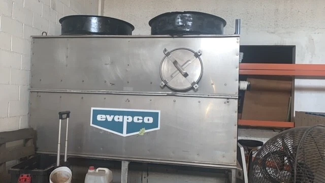 Evapco At 4-89A Two Cell Cooling Tower, Stainless Steel / Located In Mexico Evapco At 4-89A Two Cell Cooling Tower, Stainless Steel / Located In Mexico