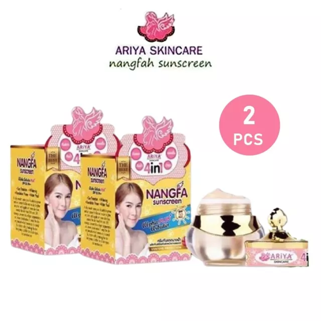 2X Protector Solar Facial Nangfa Alpha Plus Arbutina UVA UVB SPF50 PA+++ Todo tipo de piel