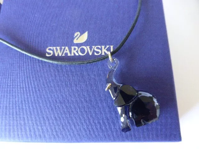 Swarovski Crystal Scs Elephant Necklace New In Box