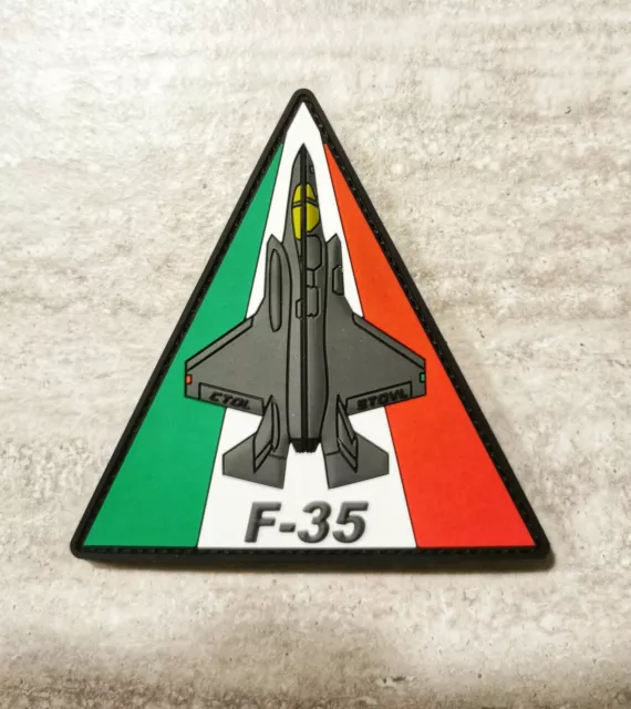 Italian Air Force F-35 CTOL / STOVL PVC Patch (vers.A/vers.B) Italy