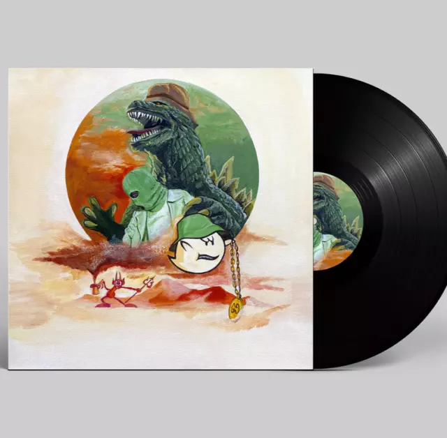 Mickey Diamond & Big Ghost LTD - Gucci Ghost II (2) - Black LP Vinyl - Godzilla Mickey Diamond & Big Ghost LTD - Gucci Ghost II (2) - Black LP Vinyl - Godzilla