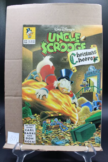 Walt Disney's Uncle Scrooge # 275 * Christmas Cheers Disney Comics 1993 Vf/Nm