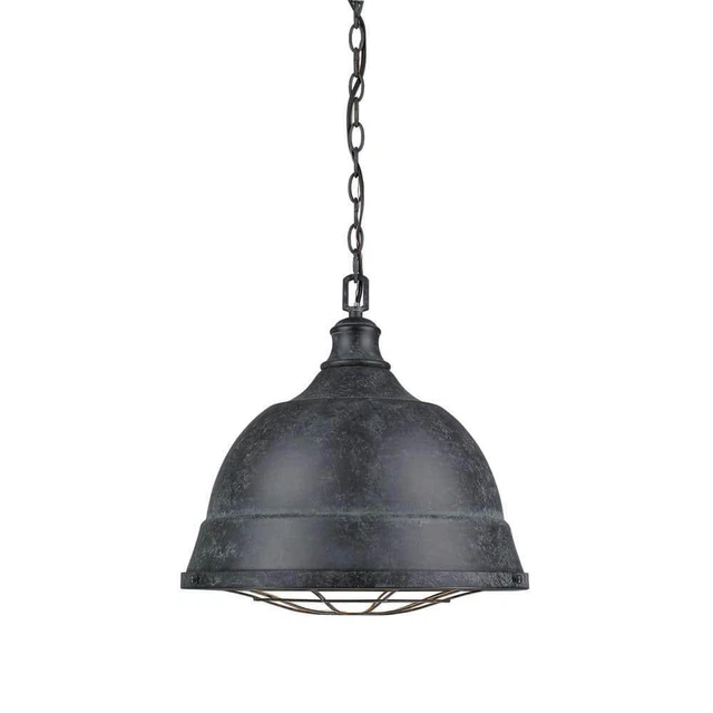 Golden Pendant 2-Light Bartlett Black Patina+Hardware+Adjustable Hanging Length
