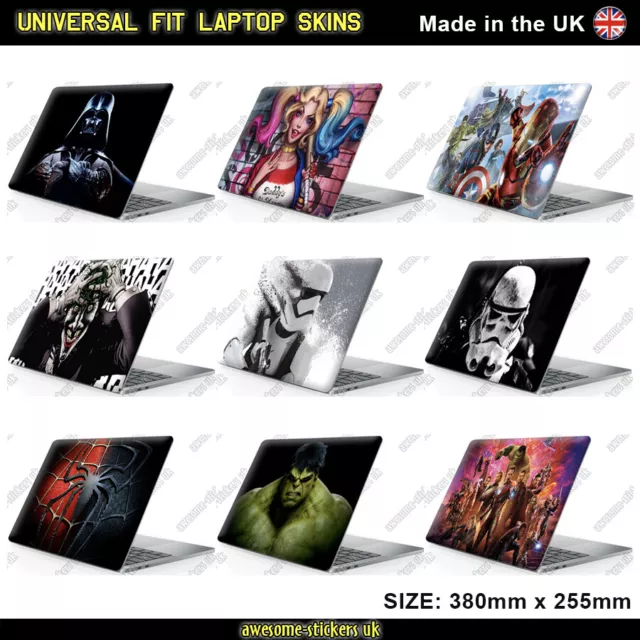 LAPTOP SKIN wrap sticker printed vinyl TO FIT  Macbook Lenovo HP ASUS Dell MOVIE