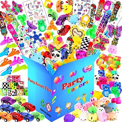 Dilycery 100 Pcs Party Favors Toys for Kids, Treasure Box Toys for Classroom