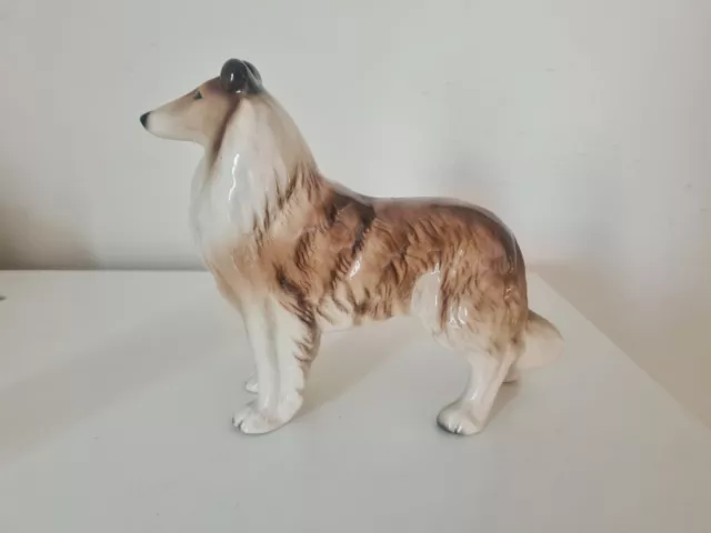 Large Vintage 1950s COOPERCRAFT Ceramic LASSIE /  COLLIE Dog