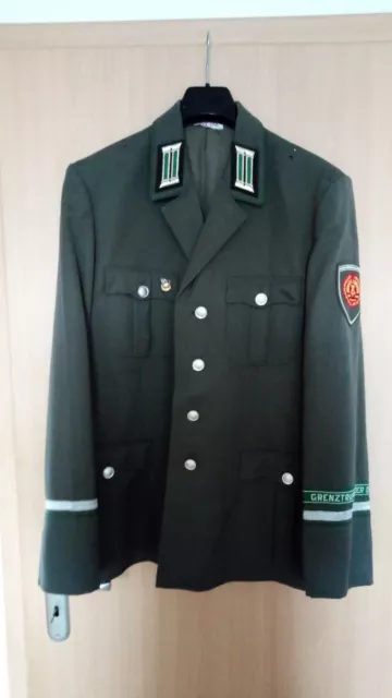 äußerst selten Uniformjacke Grenztruppen der DDR  Fähnrich üg52 Spieß/Hauptfeld