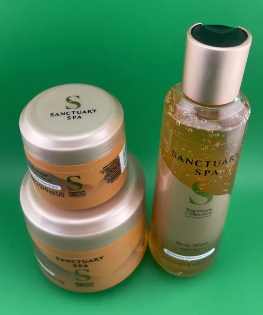 Sanctuary Spa Multipack. 2x Body Butter / 2x Body Wash / 1 Body Lotion / 1 Scrub 3