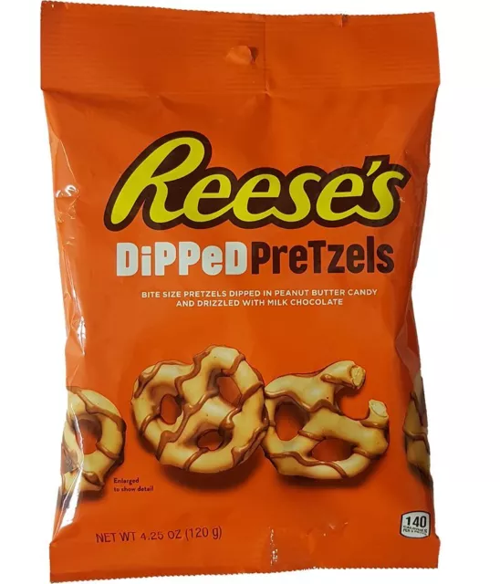 Reeses Peanut Butter Dipped Pretzels