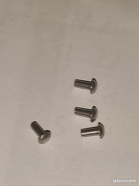 50pcs Rivets Goujon Clou, Rivets Pour Cuir Sac à Main, Rivet