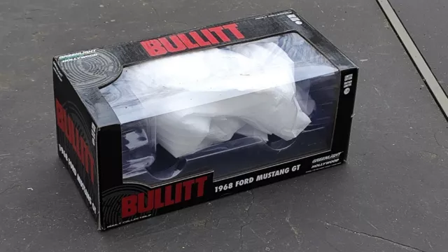 1/24 Greenlight 1968 Ford Mustang Gt Bullitt Ltd Edition Empty Box Boite Vide