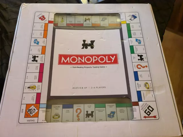 MONOPOLY GLASS EDITION Deluxe Board Game Tempered Brand New by WS Game ...