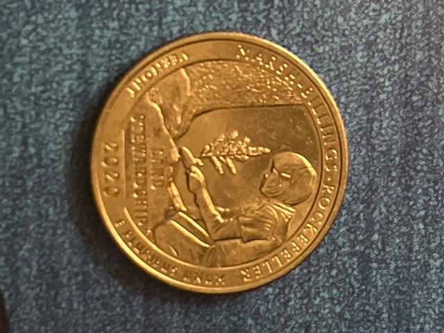 2020 W west point Marsh Billings Rockefeller Vermont V75 Privy Mark quarter