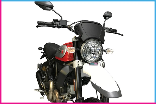 Puig Placa Frontal En Aluminio Ducati Scrambler 1100/Sport/Special 18-21 Negro