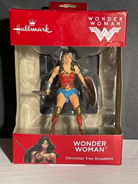 Wonder Woman DC Comics Christmas Tree Ornament 2020 Hallmark  NIB