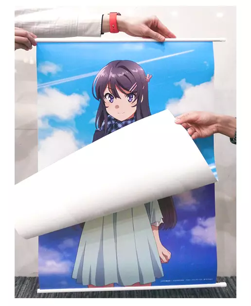 ROUNDMEUP Rascal Does Not Dream of Bunny Girl Senpai (Seishun Buta Yarou wa  Bunny Girl Senpai no Yume wo Minai) Anime Fabric Wall Scroll Poster (16x23)  Inches [A] Rascal Does Not Dream-7 