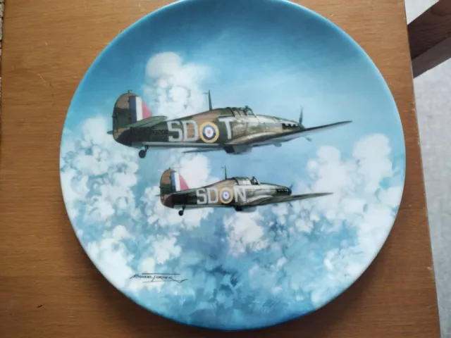 Coalport “Flight Through The Clouds” Bone China Plate 21cm by Michael Turner