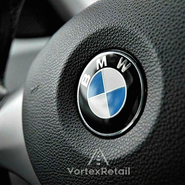 45MM BMW STEERING WHEEL BADGE STICKER AIRBAG EMBLEM OTHER COLOURS