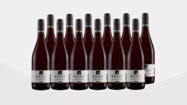 Weingut Kraus: 12 Fl. x 0,75L 2021 Spätburgunder Rotwein feinherb (Pinot Noir)