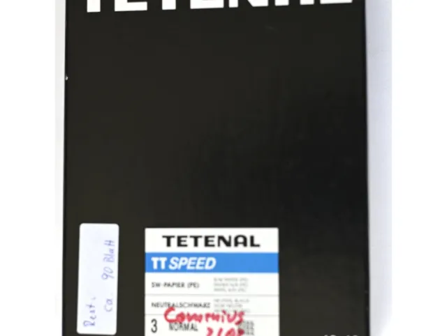 Papel fotográfico Tetenal TT SPEED PE grado blanco y negro. 3 semi mate 13x18 aprox. 90 hojas
