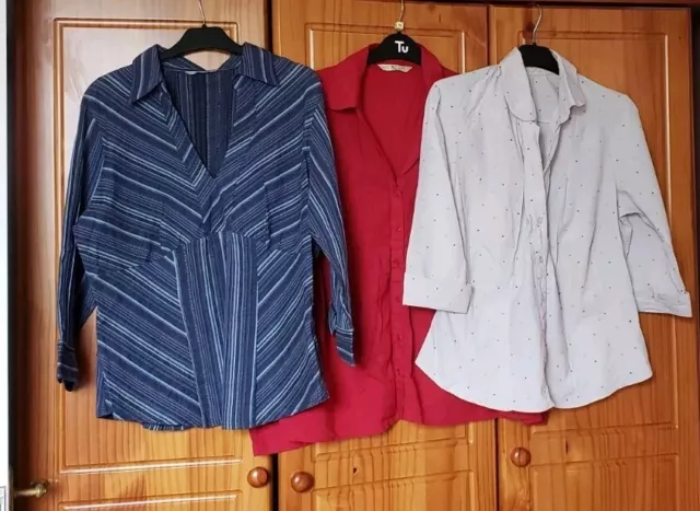 3 X Ladies Blouse Top Joblot