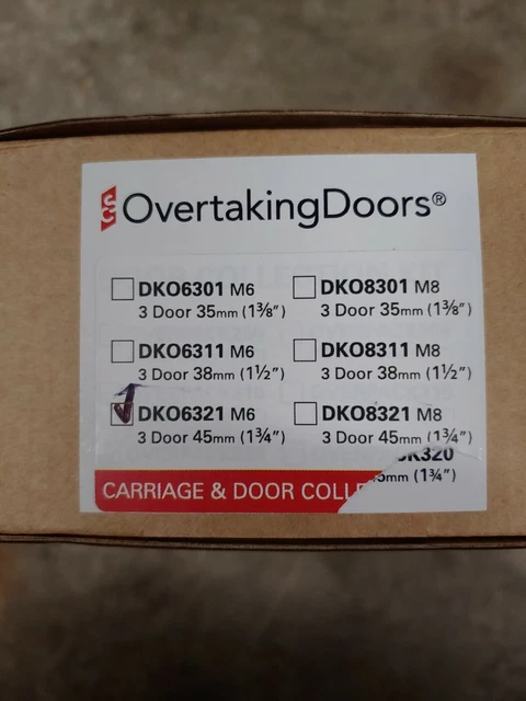 CaviSlider DKO6321C CARRIAGE AND DOOR COLLECTION KIT