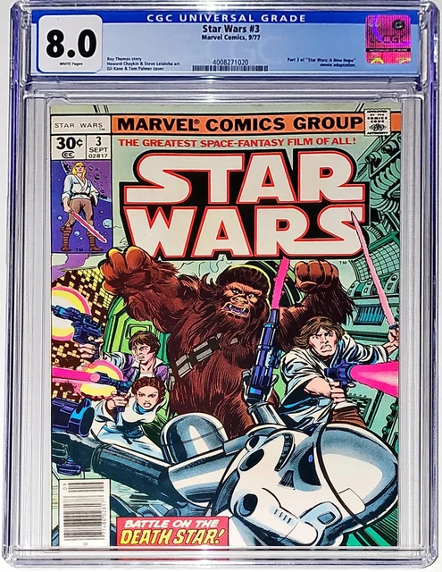 Star Wars #3 CGC 8.0 VF 1977