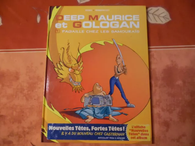 BD DEEP MAURICE ET GOLOGAN – Tome 1 : Pagaille chez les samourais