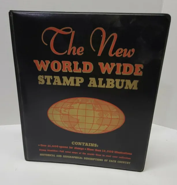 1974 The New World Wide Stamp Album With Some Stamps