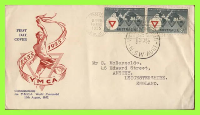 Australia 1955 YMCA issue on illustrated First Day Cover