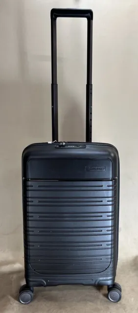 Samsonite Elevation Plus Carry On Luggage Black 22" x 14” Suitcase Hardcase $420