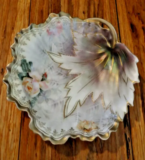 Collectible Vintage R S Germany Hand Painted Porcelain Dish 2