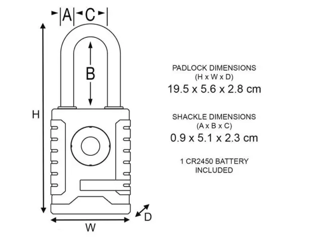 Candado Bluetooth para exteriores Master Lock 4401 MLK4401E 3