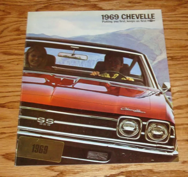 1969 Chevrolet Chevelle Sales Brochure 69 Chevy Ss Malibu 300 1550