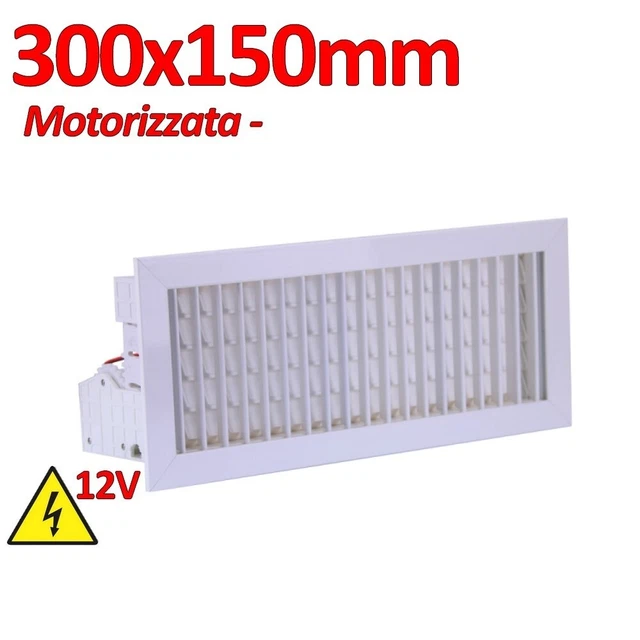 Bocchetta Di Mandata In Alluminio 800x200 Mm - Griglia Diffusore Aria Orientabile Per Camini E Condizionatori, Colore Bianco