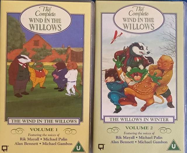 THE COMPLETE WIND In The Willows VHS tapes Volumes 1 & 2 - Rik Mayall £ ...